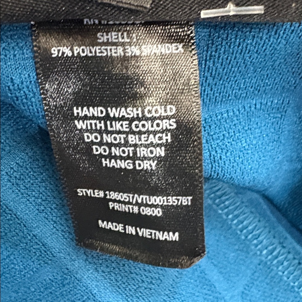 New Stella & Julie Sleeveless teal Blue Textured lapel collar Dress Sz 10 casual - Picture 8 of 8